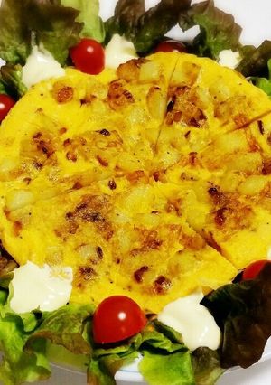 ミニサイズ☆我が家のスパニッシュオムレツ-レシピのメイン写真