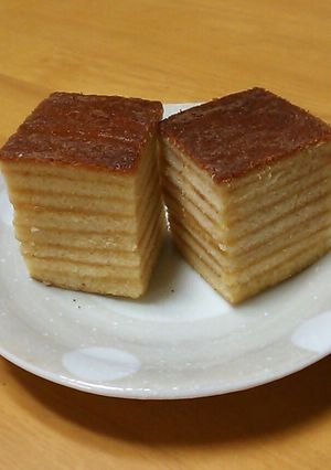 繰り返さない！巻かない！バウムクーヘン-レシピのメイン写真