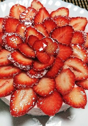 とろける♡オレオと苺のレアチーズケーキ-レシピのメイン写真