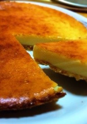 6Pチーズで簡単ベイクドチーズケーキ♡-レシピのメイン写真