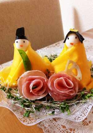 ひなまつりに♡うずら卵でおひな寿司-レシピのメイン写真