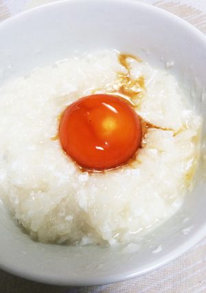 余すとこなく簡単！黄身の醤油漬け&卵白粥-レシピのメイン写真
