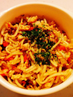 離乳食後期~☆肉そぼろ焼きうどん味噌風味-レシピのメイン写真