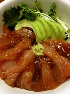 まぐろとアボカドのなめこ醤油寿司-レシピのメイン写真