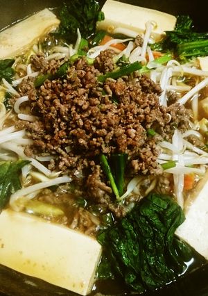 インスタントラーメンで鍋！醤油版-レシピのメイン写真