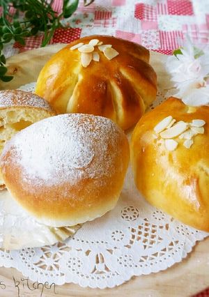 自家製クリーム♡低温熟成クリームパン-レシピのメイン写真