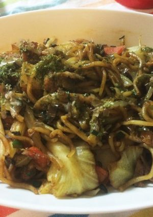 お好み焼き風焼きそば-レシピのメイン写真
