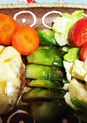 ふわふわジューシーハンバーグ♪-レシピのメイン写真