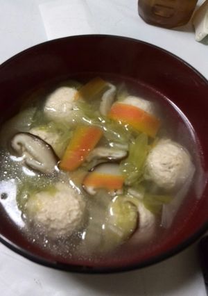 白菜と肉団子の中華スープ-レシピのメイン写真
