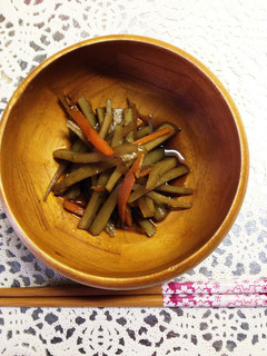 干し椎茸の戻し汁できんびらごぼう♡-レシピのメイン写真