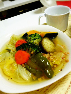 温野菜で、簡単ポトフ♪-レシピのメイン写真