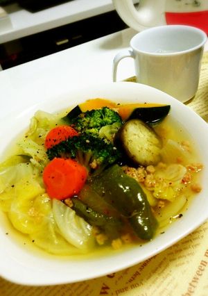 温野菜で、簡単ポトフ♪-レシピのメイン写真