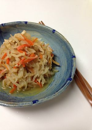 大人気常備菜!豚肉入り切り干し大根の煮物-レシピのメイン写真