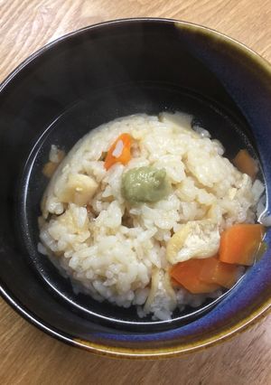 たけのこご飯でお茶漬け-レシピのメイン写真