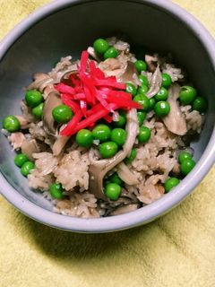 レシピ1鳥肉と舞茸の炊き込みご飯♪-レシピのメイン写真