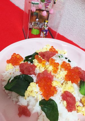 子供が喜ぶいくらのちらし寿司-レシピのメイン写真
