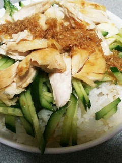 簡単!ヘルシー!鳥ササミ丼!-レシピのメイン写真