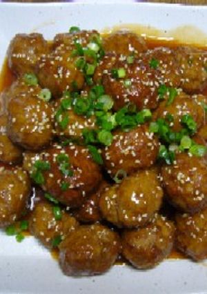 甘酢あんのジューシー肉だんご-レシピのメイン写真