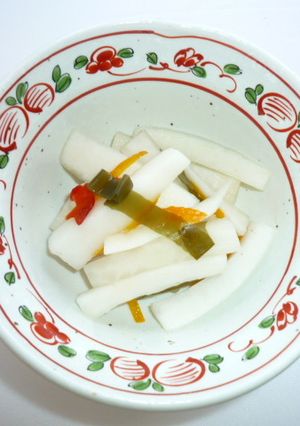 切って袋に入れるだけ！大根の即席漬け-レシピのメイン写真