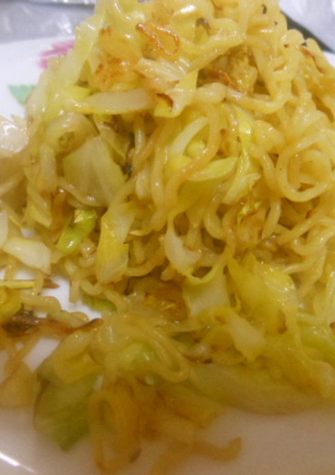 春キャベツだけの焼きそば　簡単-レシピのメイン写真