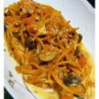 ラタトゥイユで☆トマトクリームパスタ