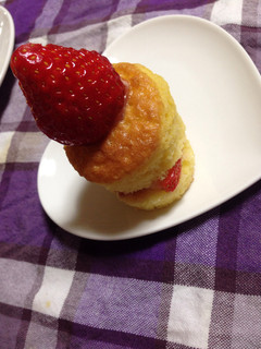○デコケーキ第2弾!イチゴケーキ-レシピのメイン写真