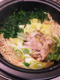 野菜が主役!豚白菜の変わりすき焼き-レシピのメイン写真