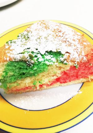 簡単☆混ぜるだけのカラフルケーキ-レシピのメイン写真