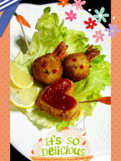 キャラ弁☆うさぎのエビコロッケ-レシピのメイン写真