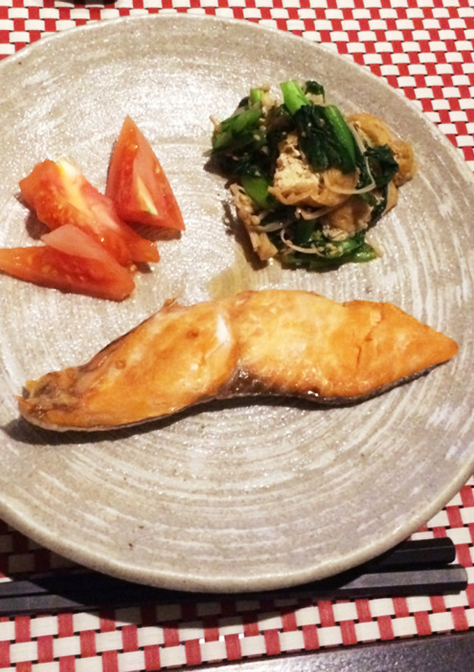 炒めた小松菜のめんゆつ胡麻和え-レシピのメイン写真