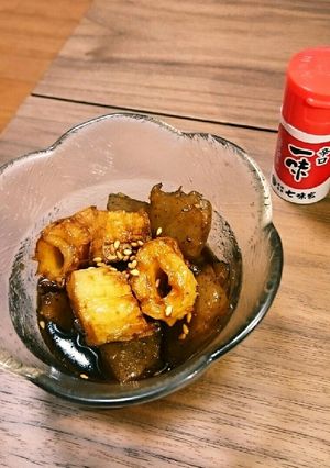 ヨシダソースで簡単ゴマこんにゃく-レシピのメイン写真