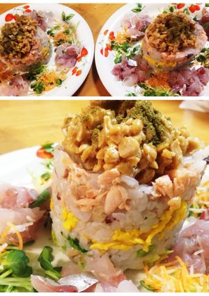 わんこと一緒にひな祭り♡-レシピのメイン写真