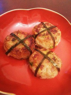 アスパラと卵の洋風焼きおにぎり-レシピのメイン写真