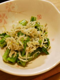 菜の花のしらす和え-レシピのメイン写真
