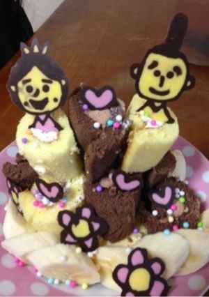 簡単♡ひなケーキ-レシピのメイン写真