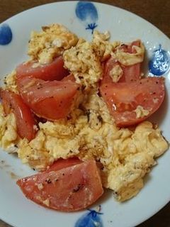 【ぐうたら】トマト卵炒め-レシピのメイン写真