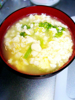 簡単節約即席♥豆腐の中華スープ-レシピのメイン写真