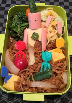 マルちゃん焼そば◉やきそば畑でおかず収穫-レシピのメイン写真