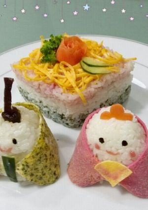 お雛様のちらし寿司-レシピのメイン写真
