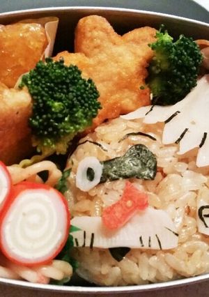 妖怪ウォッチ セバスチャン キャラ弁-レシピのメイン写真