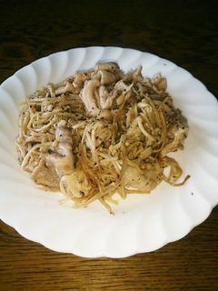 豚とエノキのニンニクバター醤油炒め-レシピのメイン写真