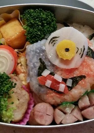 妖怪ウォッチ やぶれかぶれ院長 キャラ弁-レシピのメイン写真