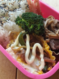 お弁当に!カップオムそば-レシピのメイン写真