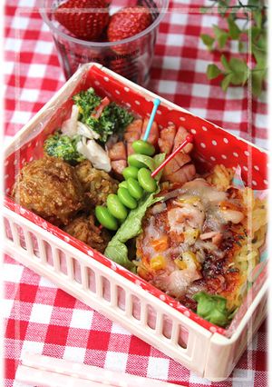 ボリュームたっぷり＊焼きそばピザ弁当＊-レシピのメイン写真