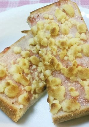 簡単おいしい！「クランブルトースト」-レシピのメイン写真