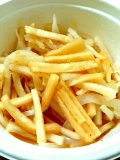 レンジで簡単❗大根の皮きんぴら-レシピのメイン写真