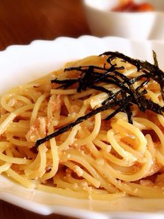 簡単!明太子スパゲティ-レシピのメイン写真