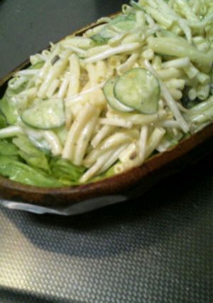 シャキシャキもやしとマカロニのサラダ-レシピのメイン写真