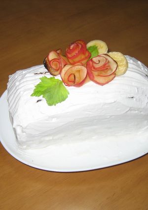 りんごとバナナのハニーケーキ-レシピのメイン写真