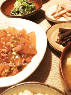 The冬の定番・懐かしい味・大根そぼろ煮-レシピのメイン写真